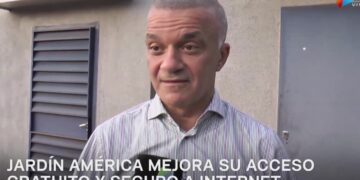 Jardín América mejora su acceso a Internet