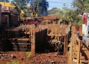 Oberá afronta importantes obras para mejorar la canalización de las lluvias