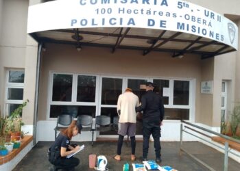 Reconocido delincuente fue detenido por robar en una obra en construcción en Oberá