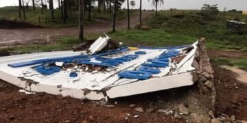 El temporal afectó a distintas localidades