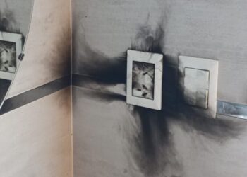 Así quedaron las conexiones de las casas en Oberá tras caerle un rayo