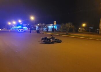 Un motociclista resultó herido tras un despiste en Oberá