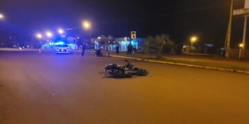 Un motociclista resultó herido tras un despiste en Oberá