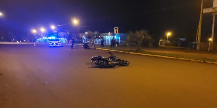 Un motociclista resultó herido tras un despiste en Oberá