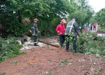 Oberá: Unos 125 damnificados por el temporal, de los cuales 55 fueron evacuados
