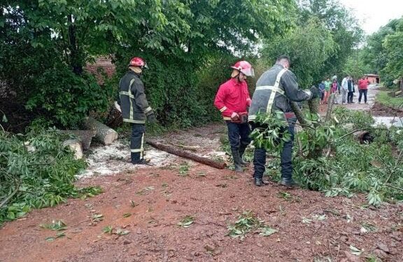 Oberá: Unos 125 damnificados por el temporal, de los cuales 55 fueron evacuados
