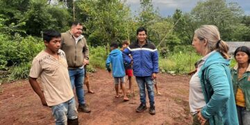 Asuntos Guaraníes asiste a aldeas que sufrieron daños por las tormentas