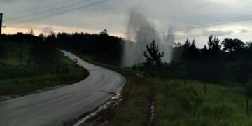 Oberá: rotura de un caño de impulsión resiente el servicio de agua potable