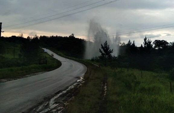 Oberá: rotura de un caño de impulsión resiente el servicio de agua potable