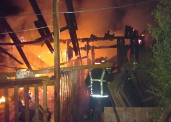 Oberá | Una vivienda familiar fue consumida totalmente por un incendio que no registró lesionados